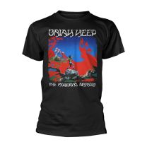Uriah Heep the Magician's Birthday Men T-Shirt Black L, 100% Cotton, Regular - Large