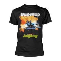 Uriah Heep T Shirt Salisbury Album Cover Band Logo New Official Mens Black - Small