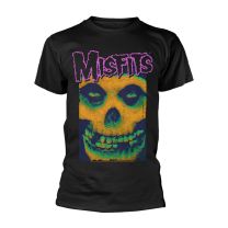 Misfits Men's Colour Black T-Shirt - Large
