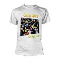 Circle Jerks T Shirt Group Sex Band Logo Official Mens White S - Small