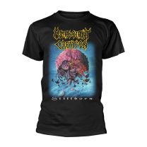 Malevolent Creation T Shirt Stillborn Band Logo Metal Official Mens Black L - Large