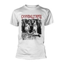 Cannibal Corpse - Butchered At Birth White T-Shirt, Black, Xl - X-Large
