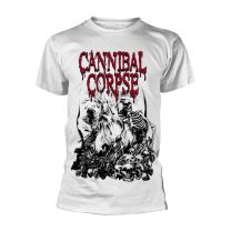 Cannibal Corpse Pile of Skulls T-Shirt White Xxl - Xx-Large