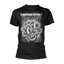 Combichrist T Shirt Exit Eternity Band Logo Official Mens Black S - Small