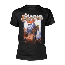 Saxon Crusader T-Shirt Black Xxl - Xx-Large