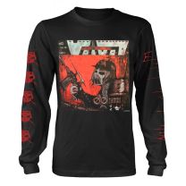 Voivod T Shirt War and Pain Band Logo Official Mens Black Long Sleeve S - Small