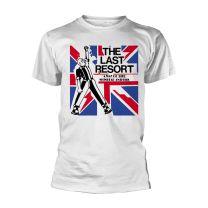 Last Resort T Shirt A Way of Life Band Logo Official Mens White S - Small