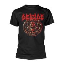 Deicide Men T-Shirt Black L, 100% Cotton, Regular - Large