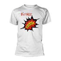 Business T Shirt Smash the Discos Oi Band Logo Official Mens White Xx-Large - Xx-Large