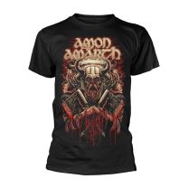 Amon Amarth T Shirt Fight Band Logo Official Mens Black S