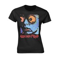 Alien Sex Fiend T Shirt Acid Bath Band Logo Official Womens Skinny Fit Black Xxl - Xx-Large
