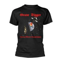 Grave Digger Heavy Metal Breakdown Men T-Shirt Black S, 100% Cotton, Regular - Small
