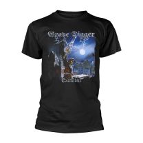Grave Digger Excalibur Men T-Shirt Black M, 100% Cotton, Regular - Medium
