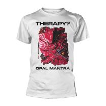 Therapy T Shirt Opal Mantra Band Logo Official Mens White M - Medium