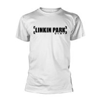 Linkin Park T Shirt Bracket Band Logo Official Mens White Xl - X-Large