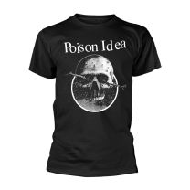 Poison Idea 'skull Logo' (Black) T-Shirt (Medium) - Medium