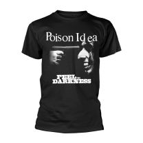 Poison Idea 'feel the Darkness' (Black) T-Shirt (Medium) - Medium