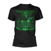 Demons & Wizards T Shirt Dw III Band Logo New Official Mens Black