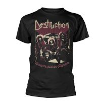 Destruction T Shirt Sentence of Death Vintage Band Logo Official Mens Black Xxl - Xx-Large