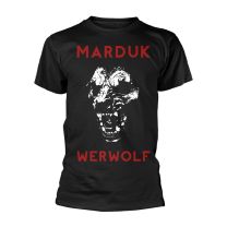 Marduk Werewolf Men T-Shirt Black S, 100% Cotton, Regular - Small