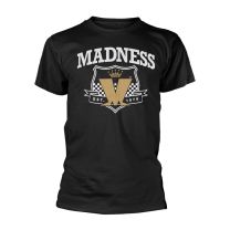 Madness T Shirt Est 1979 Crest Band Logo Official Mens Black M - Medium