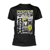 Madness T Shirt Cuttings 2 Official Mens Black S - Small