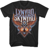 Lynyrd Skynyrd Crossed Guitars T-Shirt Black S - Small