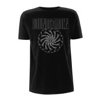 Soundgarden T Shirt Negro Blade Motor Finger Band Logo Nuevo Oficial de Los - Small