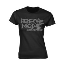 Depeche Mode People Are People Women T-Shirt Black S, 100% Cotton, Regular - Small
