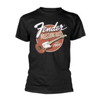 Fender Men's Mustang Bass T-Shirt Black - Small