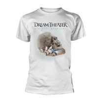 Dream Theater Distance Over Time Album Cover T-Shirt White S, 100% Cotton, Regular