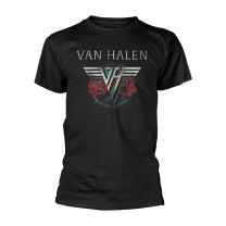 Van Halen Tour 1984 Men T-Shirt Black L, 100% Cotton, Regular - Large
