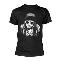 Kurt Cobain One Colour Men T-Shirt Black L, 100% Cotton, Regular - Large