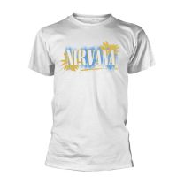 Nirvana T Shirt All Apologies Band Logo Official Unisex White Xxl