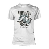 Nirvana Heart Shape Box Men T-Shirt White S, 100% Cotton, Regular - Small