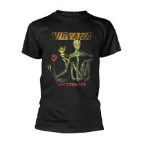 Nirvana T Shirt Reformant Incesticide Band Logo Official Mens Black Xl - X-Large