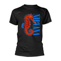 Nirvana 'seahorse' (Black) T-Shirt (Small) - Small