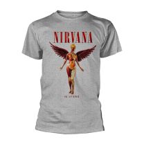 Nirvana 'in Utero' (Grey) T-Shirt (Large) - Large