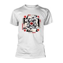 Plastic Head Red Hot Chili Peppers 'blood Sugar Sex Magik Square' (White) T-Shirt (Small) - Small