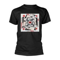 Red Hot Chili Peppers Bssm Band Logo Nue Official Men's T-Shirt Black, Black, S - Small