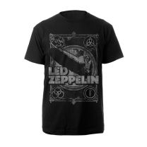 Led Zeppelin Shook Me Men T-Shirt Black S, 100% Cotton, Regular - Small