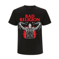 Bad Religion Men's Snake Preacher T-Shirt Black, Black, Medium - Medium