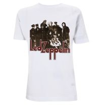 Led Zeppelin Lz II Photo T-Shirt White S - Small