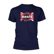 Oasis Men's Union Jack T-Shirt Navy - Small