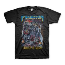 Forbidden T Shirt Chalice of Blood Official Mens Black S - Small