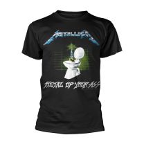 Metallica T Shirt Metal Up Your Ass Band Logo Official Mens Black L