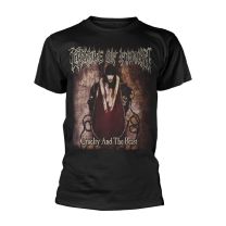 Cradle of Filth T Shirt Cruelty and the Beast Band Logo Official Mens Black S