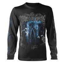 Cradle of Filth T Shirt Gilded Band Logo Official Mens Black Long Sleeve S