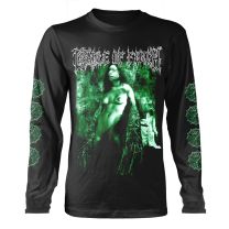 Cradle of Filth T Shirt Graven Sin Band Logo Official Mens Black Long Sleeve S
