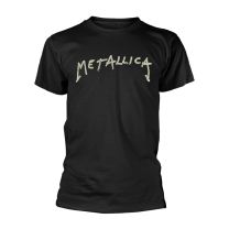 Rock Off Metallica 'wuz Here' (Black) T-Shirt (Large)
